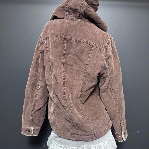 ❌SOLD❌ Y2K Brown Corduroy Lightweight Jacket - Picture 3 of 6
